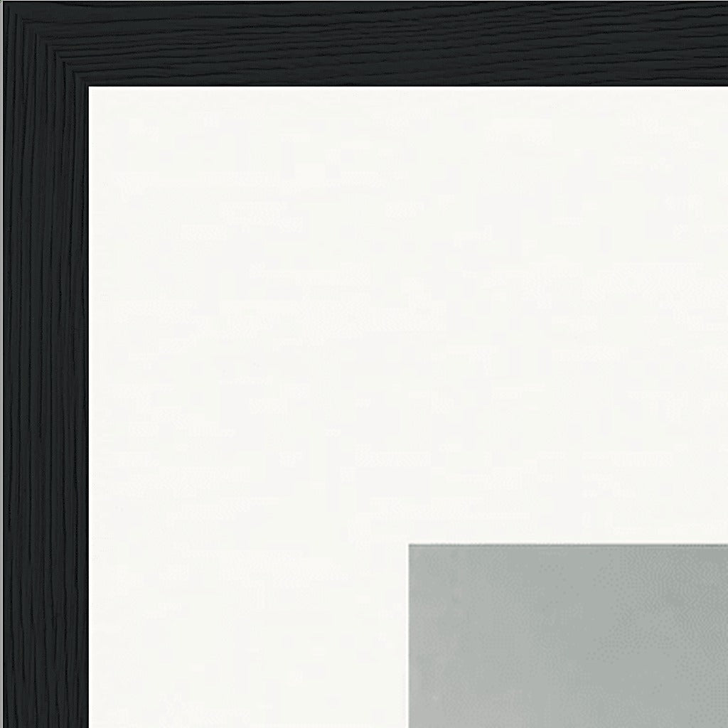Everyday Hero Framed print 40x60 cm / 16x24″ Black frame corner detail