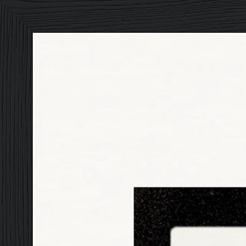 Little Secret Framed print 40x60 cm / 16x24″ Black frame corner detail