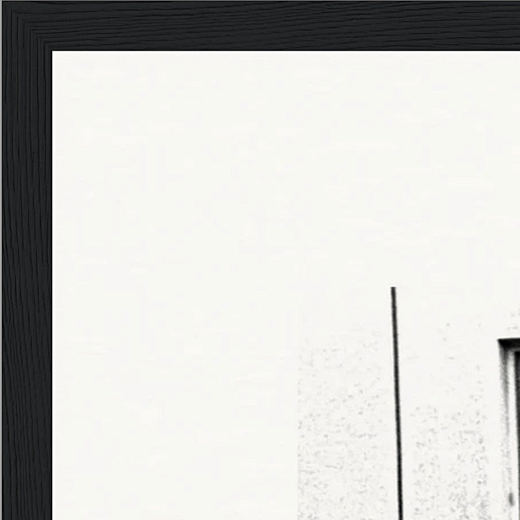 The Urban Matrix Framed print A2 (42 x 59.4  cm) Black frame corner detail