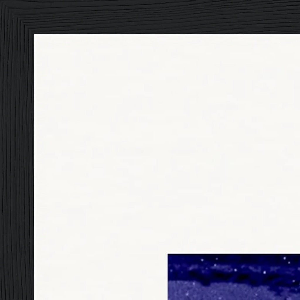 The Unwritten Path Framed print A2 (42 x 59.4  cm) Black frame corner detail