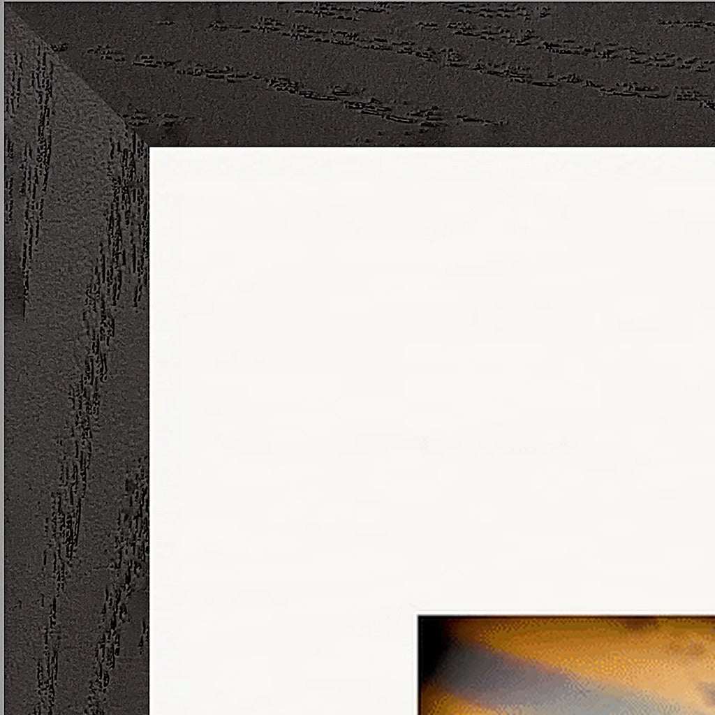 Cosmic Reflections Framed print A2 (42 x 59.4  cm) Black frame corner detail