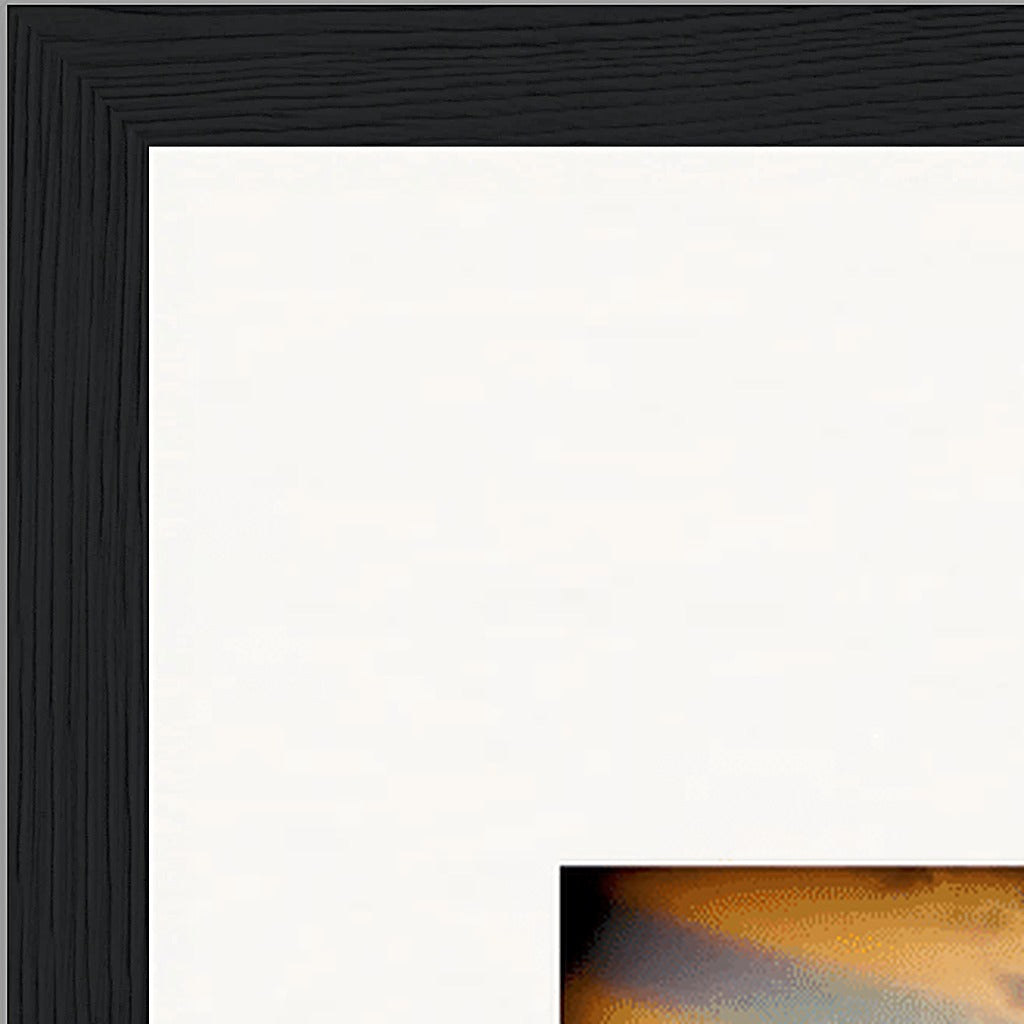 Cosmic Reflections Framed print A2 (42 x 59.4  cm) Black frame corner detail