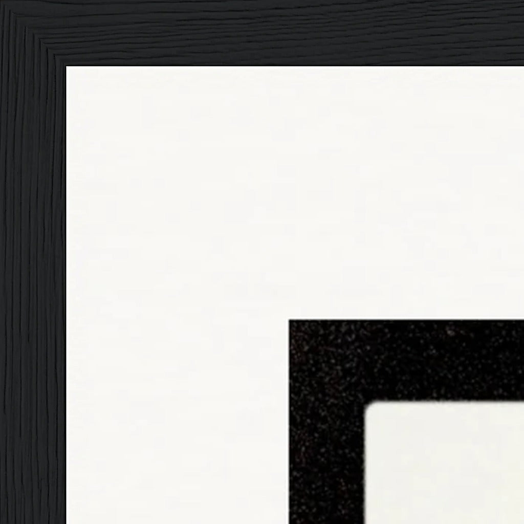 Little Secret Framed print A2 (42 x 59.4  cm) Black frame corner detail