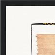 Kiss My Ass Framed print A2 (42 x 59.4  cm) Black frame corner detail