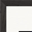 Bubbles and Sky Sticks Framed print A2 (42 x 59.4  cm) Black frame corner detail