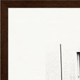 The Urban Matrix Framed print A2 (42 x 59.4  cm) Dark wood frame corner detail