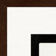 Little Secret Framed print A2 (42 x 59.4  cm) Dark wood frame corner detail