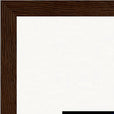 Bubbles and Sky Sticks Framed print A2 (42 x 59.4  cm) Dark wood frame corner detail