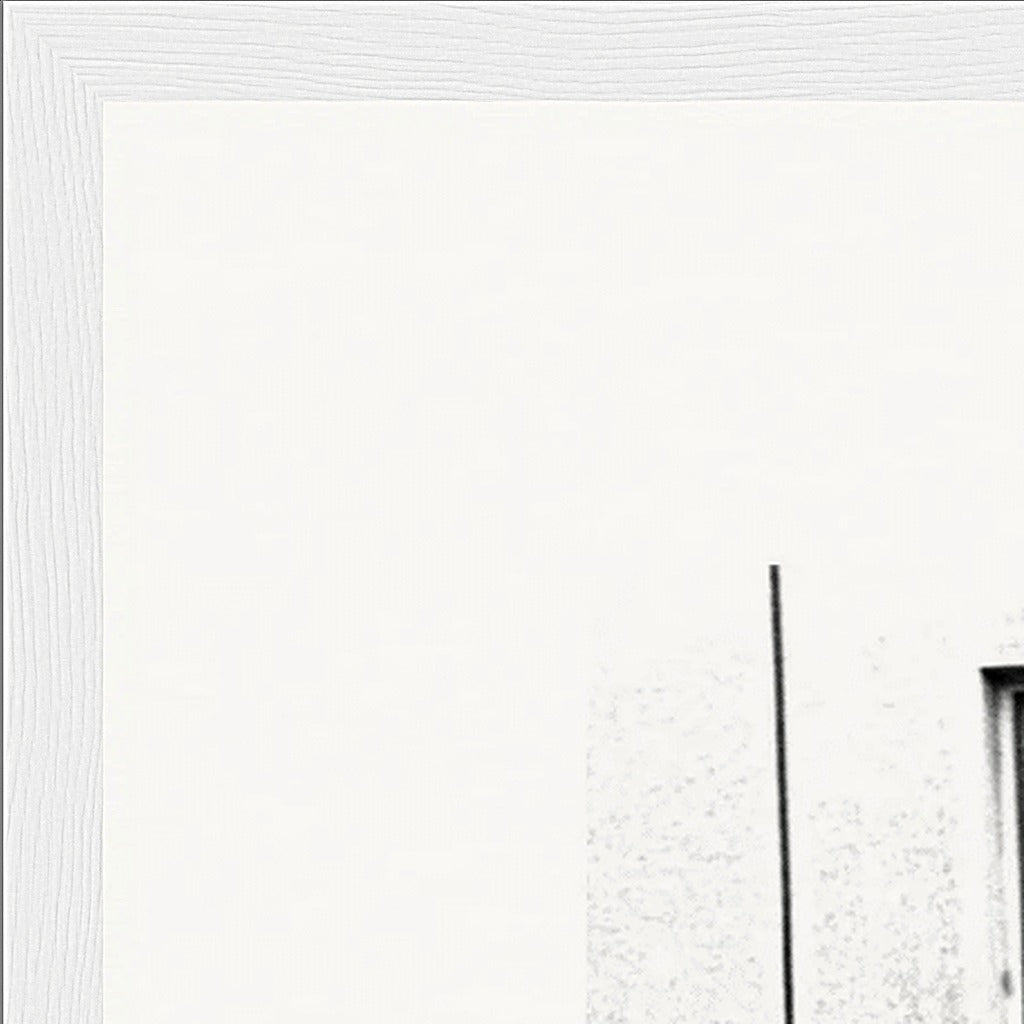 The Urban Matrix Framed print A2 (42 x 59.4  cm) White frame corner detail