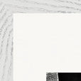 This is Where He Stood Framed print A2 (42 x 59.4  cm) White frame corner detail
