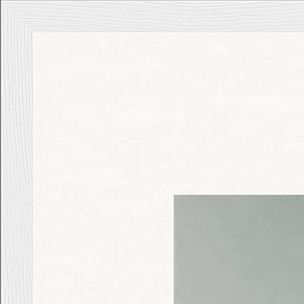 Everyday Hero Framed print A2 (42 x 59.4  cm) White frame corner detail