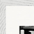 Old Star Framed print A2 (42 x 59.4  cm) White frame corner detail