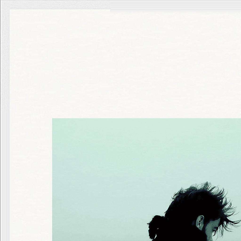 Misty Mind Framed print A2 (42 x 59.4  cm) White frame corner detail
