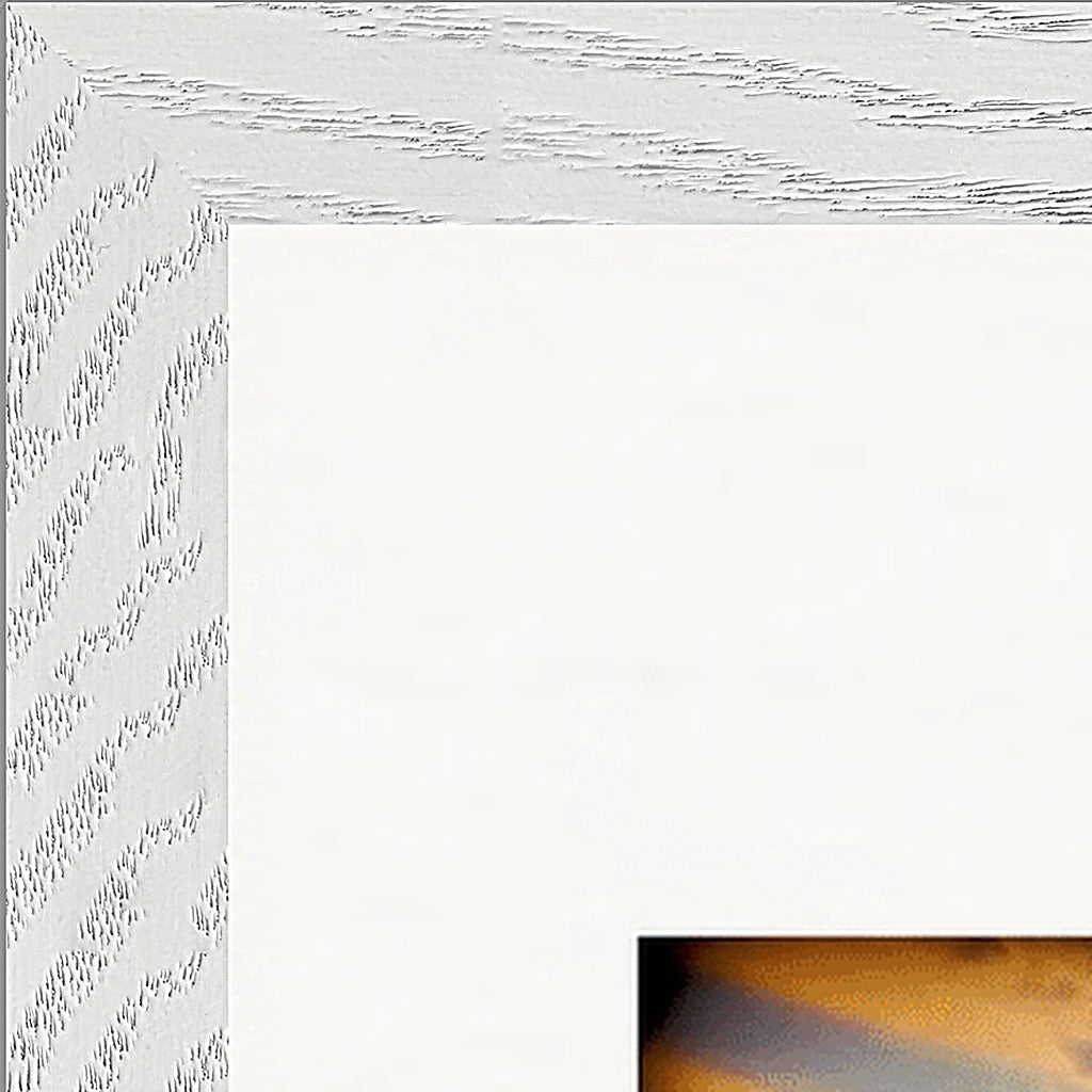 Cosmic Reflections Framed print A2 (42 x 59.4  cm) White frame corner detail