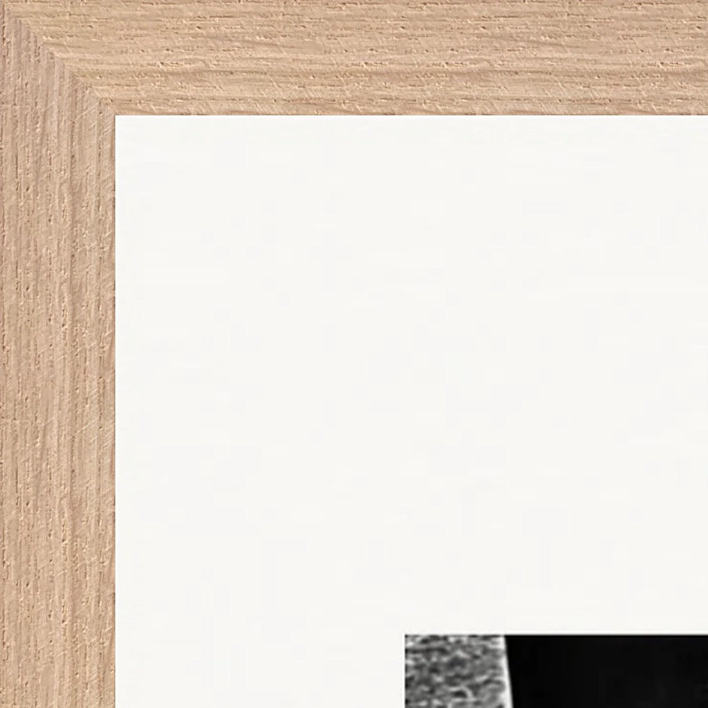 This is Where He Stood Framed print A2 (42 x 59.4  cm) Wood frame corner detail