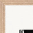 This is Where He Stood Framed print A2 (42 x 59.4  cm) Wood frame corner detail