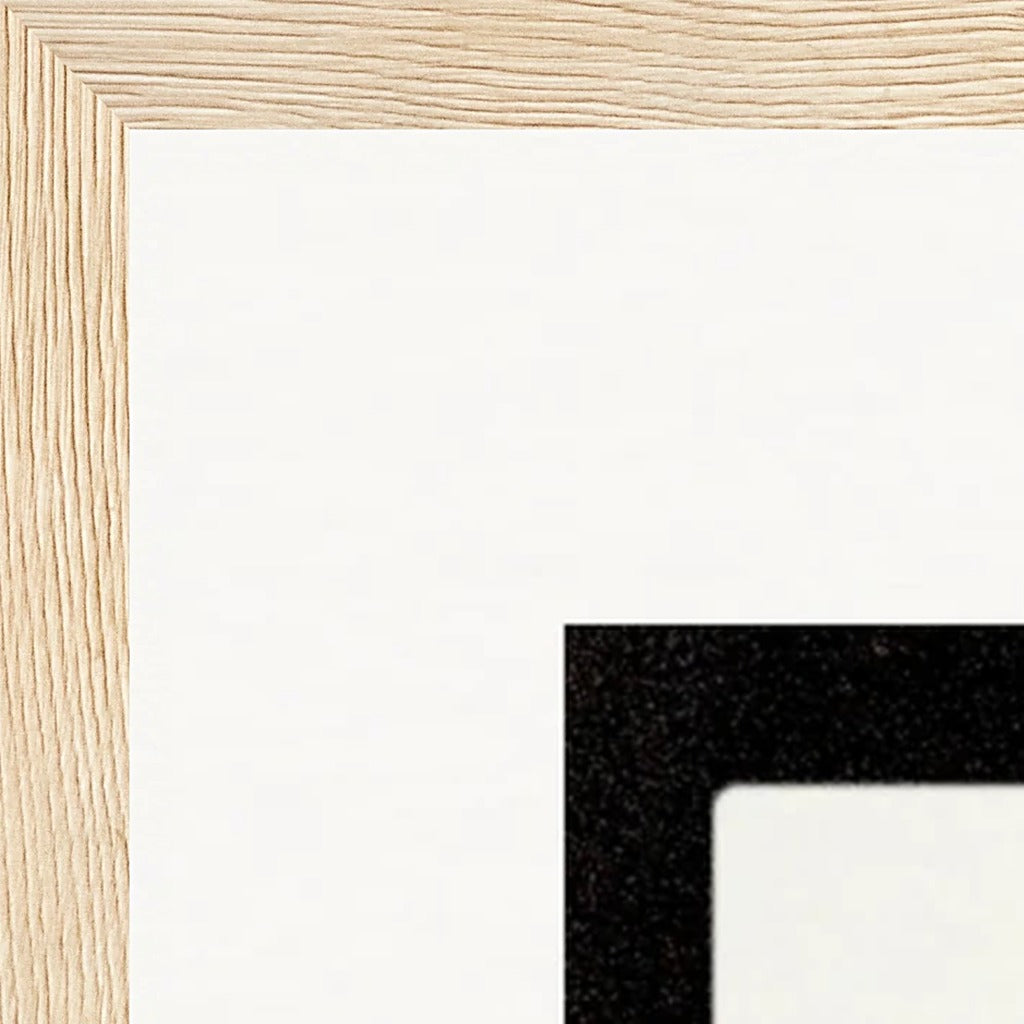 Little Secret Framed print A2 (42 x 59.4  cm) Wood frame corner detail