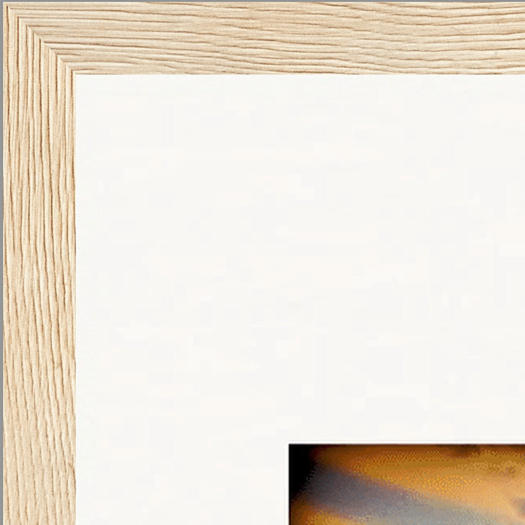 Cosmic Reflections Framed print A2 (42 x 59.4  cm) Wood frame corner detail