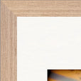 Cosmic Reflections Framed print A2 (42 x 59.4  cm) Wood frame corner detail