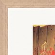 Blast Off Framed print A2 (42 x 59.4  cm) Wood frame corner detail