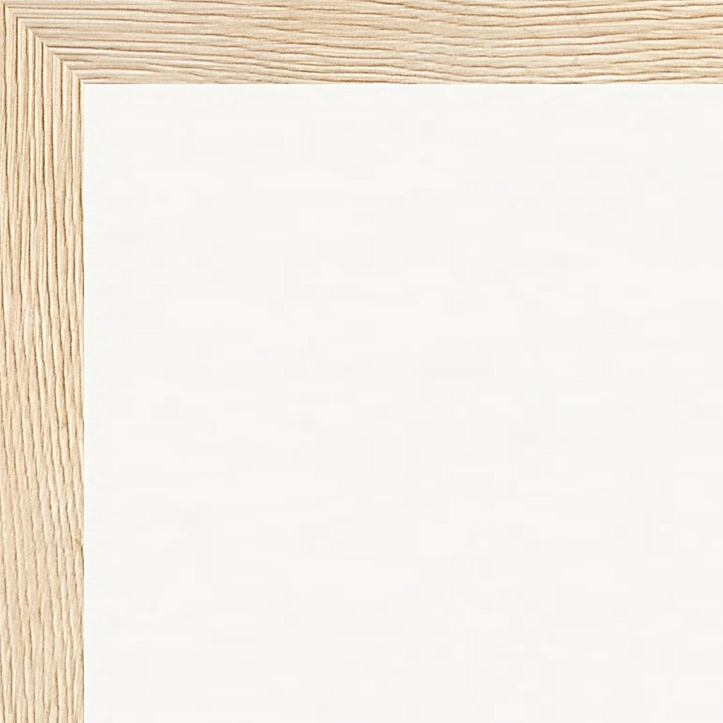 Around and Around Framed print A2 (42 x 59.4  cm) Wood frame corner detail