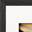 Cosmic Reflections Framed print 45x60 cm / 18x24″ Black frame corner detail