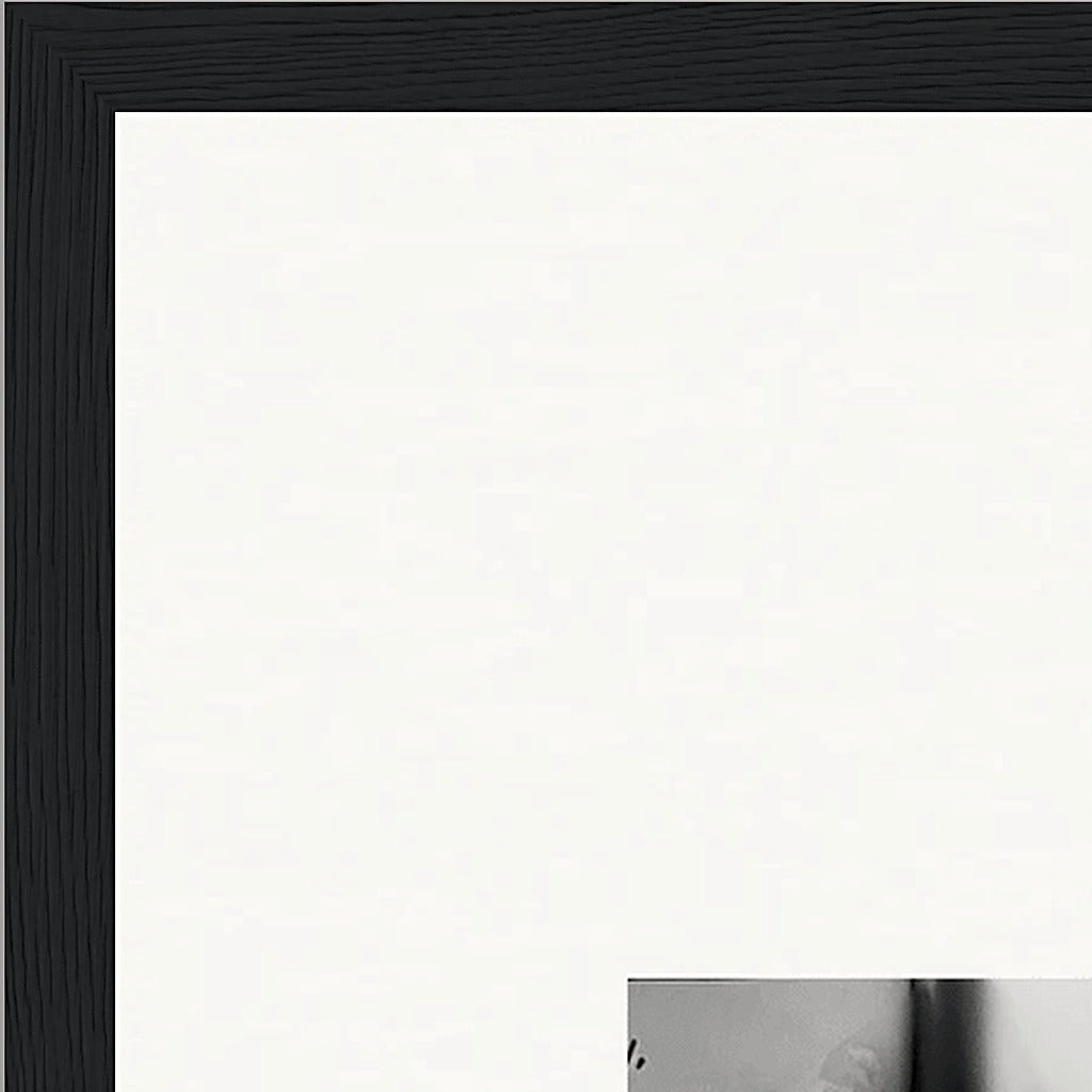 Synch'd Hands Framed print 45x60 cm / 18x24″ Black frame corner detail