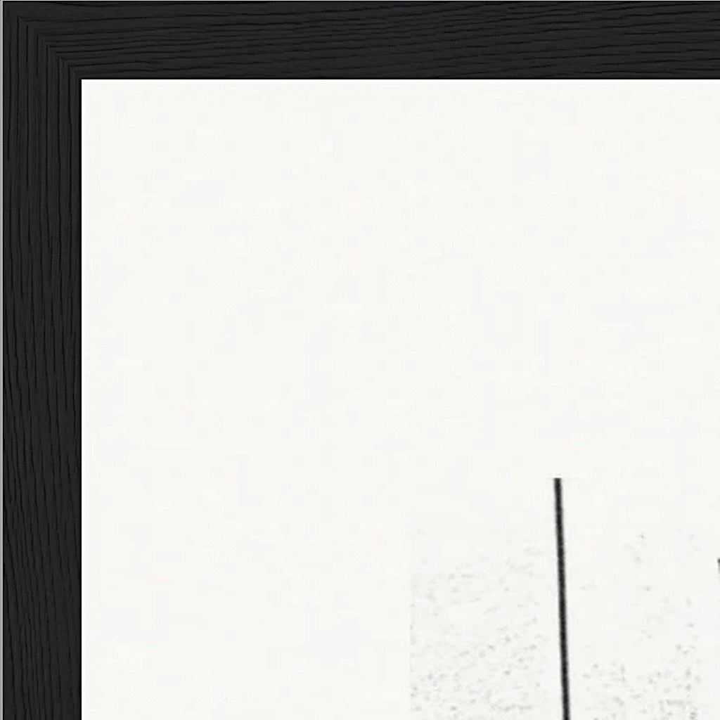 The Urban Matrix Framed print 45x60 cm / 18x24″ Black frame corner detail