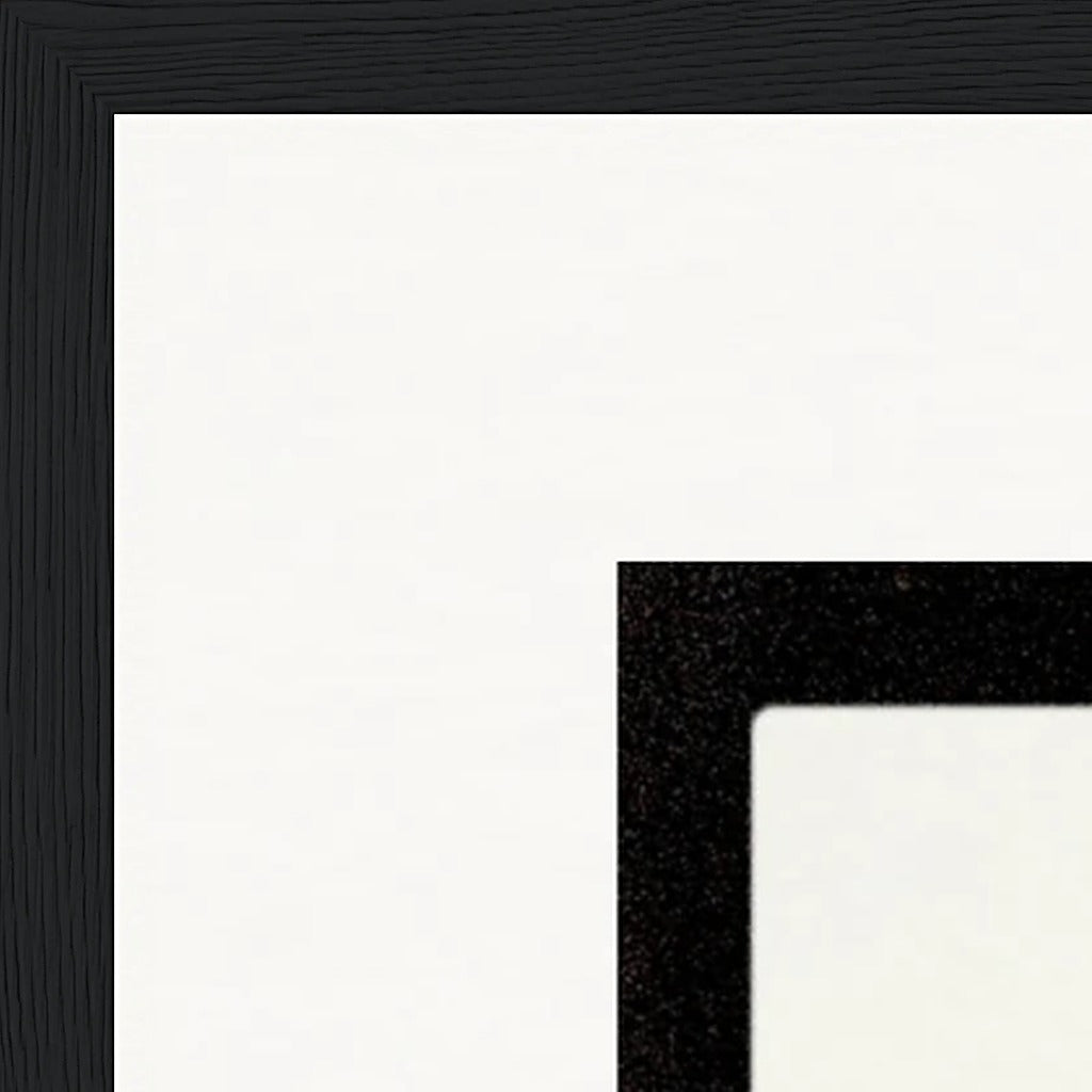 Little Secret Framed print 45x60 cm / 18x24″ Black frame corner detail