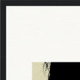 Shadow of Self Framed print 45x60 cm / 18x24″ Black frame corner detail