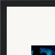 Bubbles and Sky Sticks Framed print 45x60 cm / 18x24″ Black frame corner detail