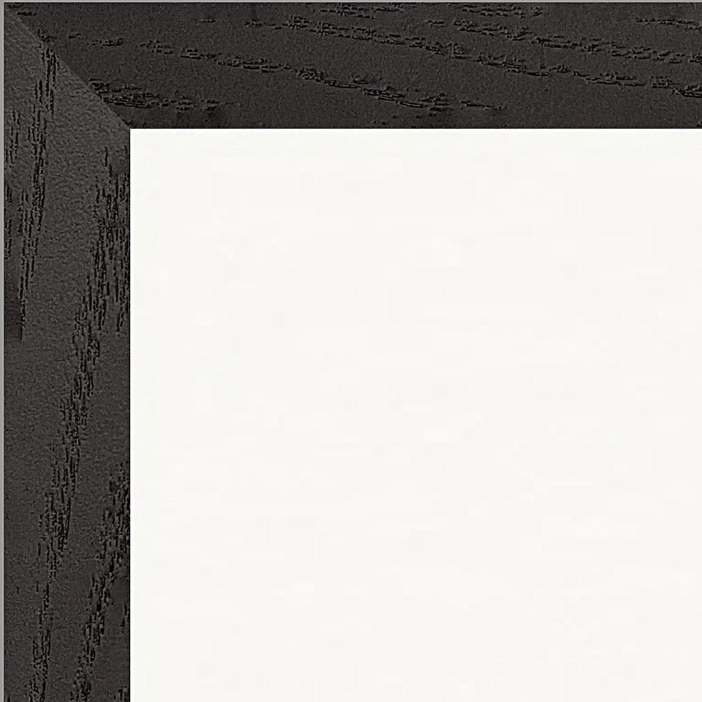 Nocturne Velvet Framed print 45x60 cm / 18x24″ Black frame corner detail