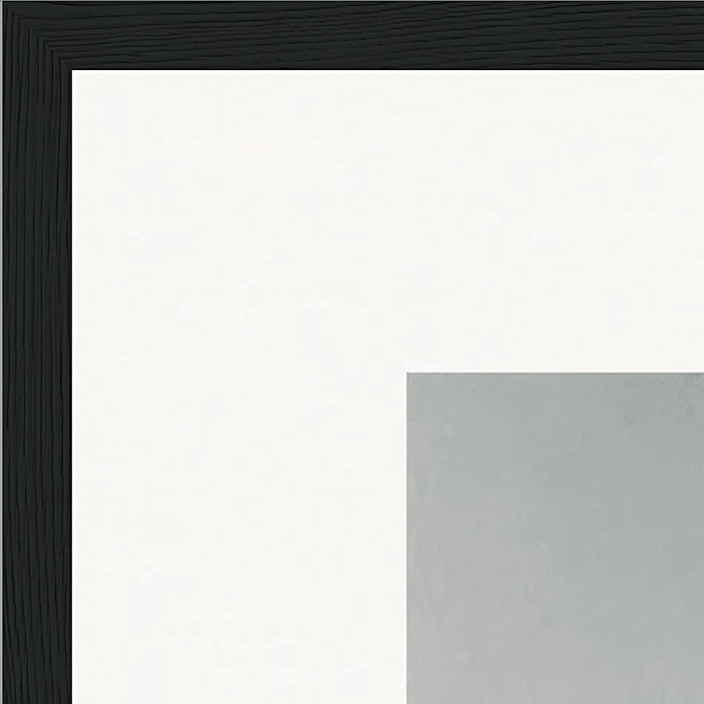 Everyday Hero Framed print 45x60 cm / 18x24″ Black frame corner detail