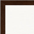 Chromatic Kiss Framed print 45x60 cm / 18x24″ Dark wood frame corner detail