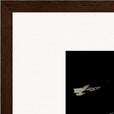 Vibe of Life Framed print 45x60 cm / 18x24″ Dark wood frame corner detail