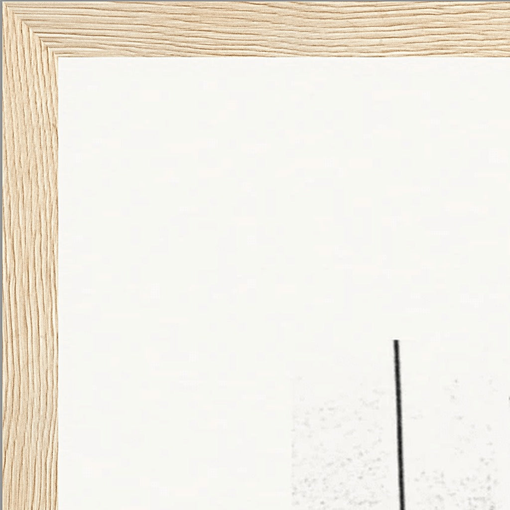 The Urban Matrix Framed print 45x60 cm / 18x24″ Wood frame corner detail
