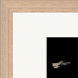 Vibe of Life Framed print 45x60 cm / 18x24″ Wood frame corner detail