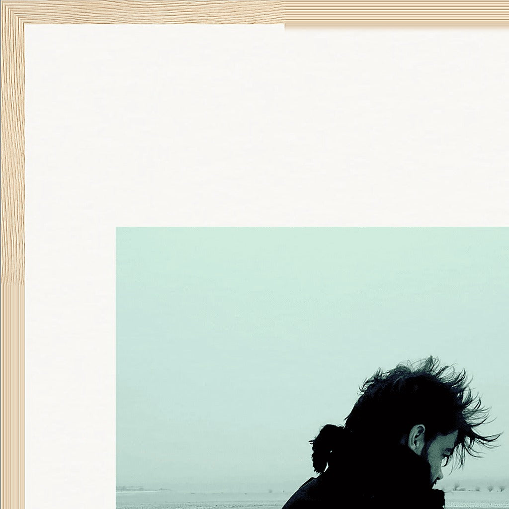 Misty Mind Framed print 45x60 cm / 18x24″ Wood frame corner detail