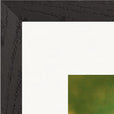 Emerald Storms Framed print 50x50 cm / 20x20″ Black frame corner detail