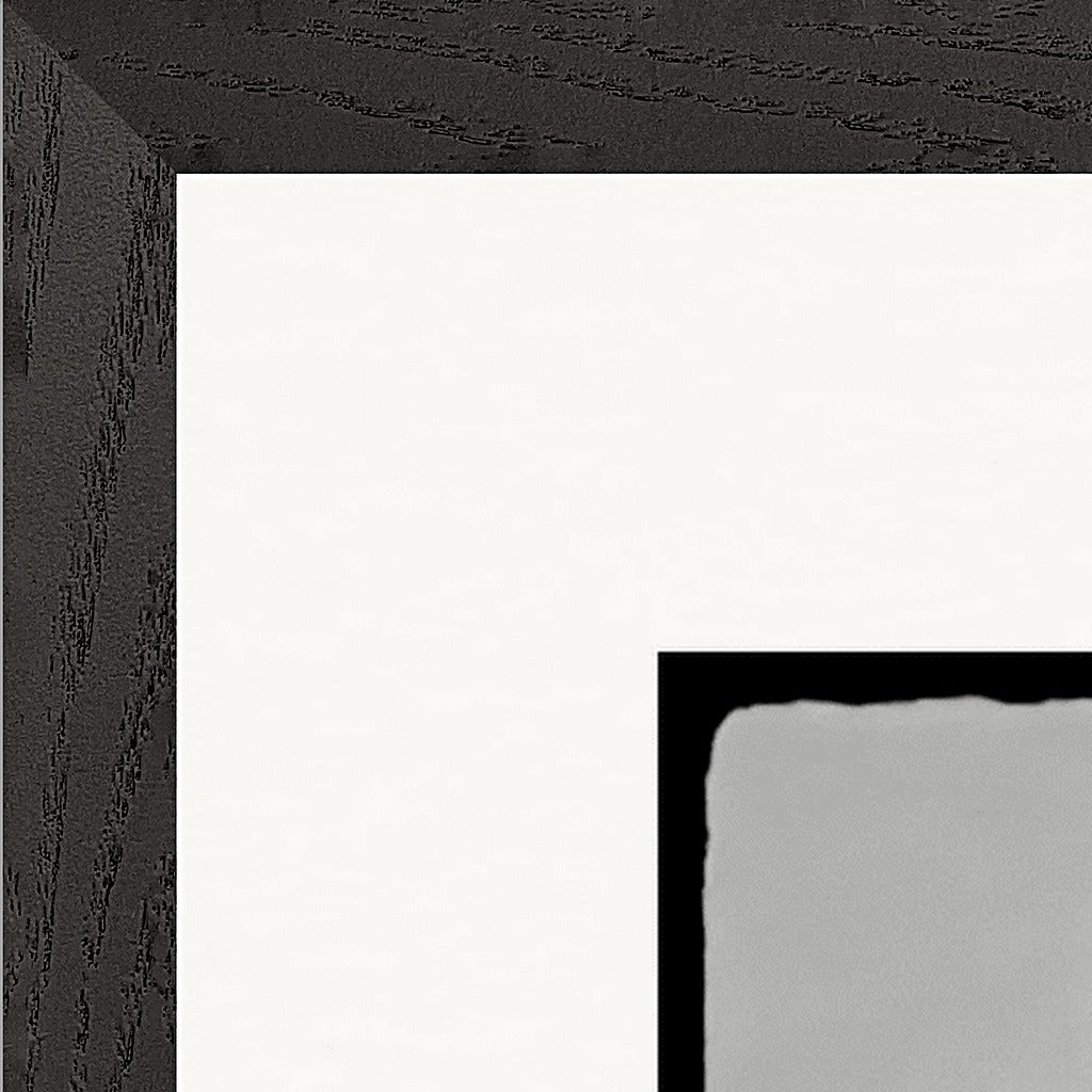 Circle of Life Framed print 50x50 cm / 20x20″ Black frame corner detail