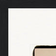 Hat On Framed print 50x50 cm / 20x20″ Black frame corner detail