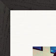 Wash It Framed print 50x50 cm / 20x20″ Black frame corner detail