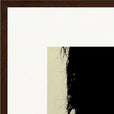 Shadow of Self Framed print 50x50 cm / 20x20″ Dark wood frame corner detail