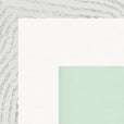 Lacey Leg Framed print 50x50 cm / 20x20″ White frame corner detail