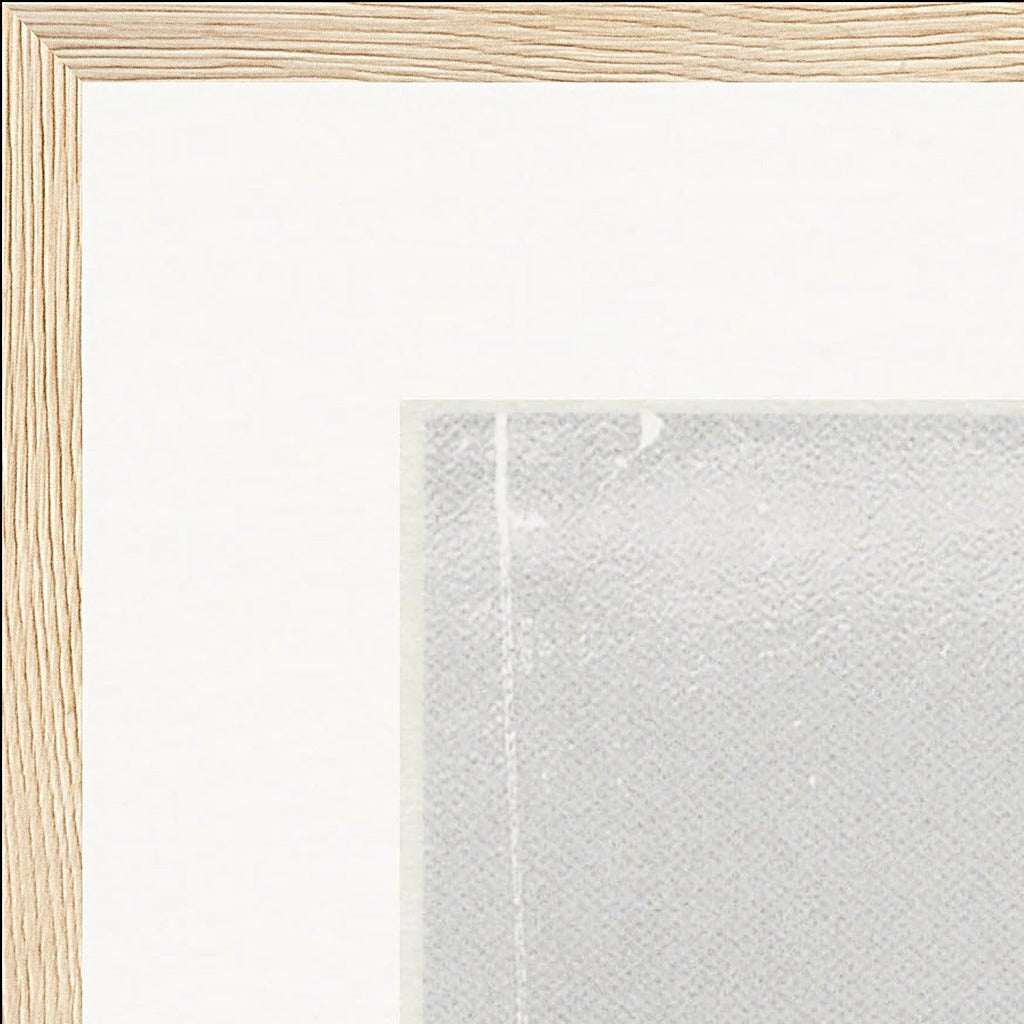 The Space We Share Framed print 50x50 cm / 20x20″ Wood frame corner detail