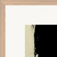 Shadow of Self Framed print 50x50 cm / 20x20″ Wood frame corner detail