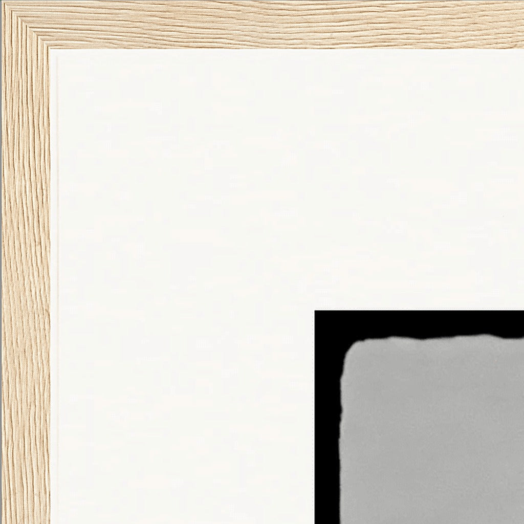 Circle of Life Framed print 50x50 cm / 20x20″ Wood frame corner detail
