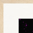 Dancing in Colours Framed print 50x50 cm / 20x20″ Wood frame corner detail