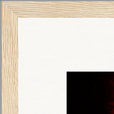 Chromatic Kiss Framed print 50x50 cm / 20x20″ Wood frame corner detail
