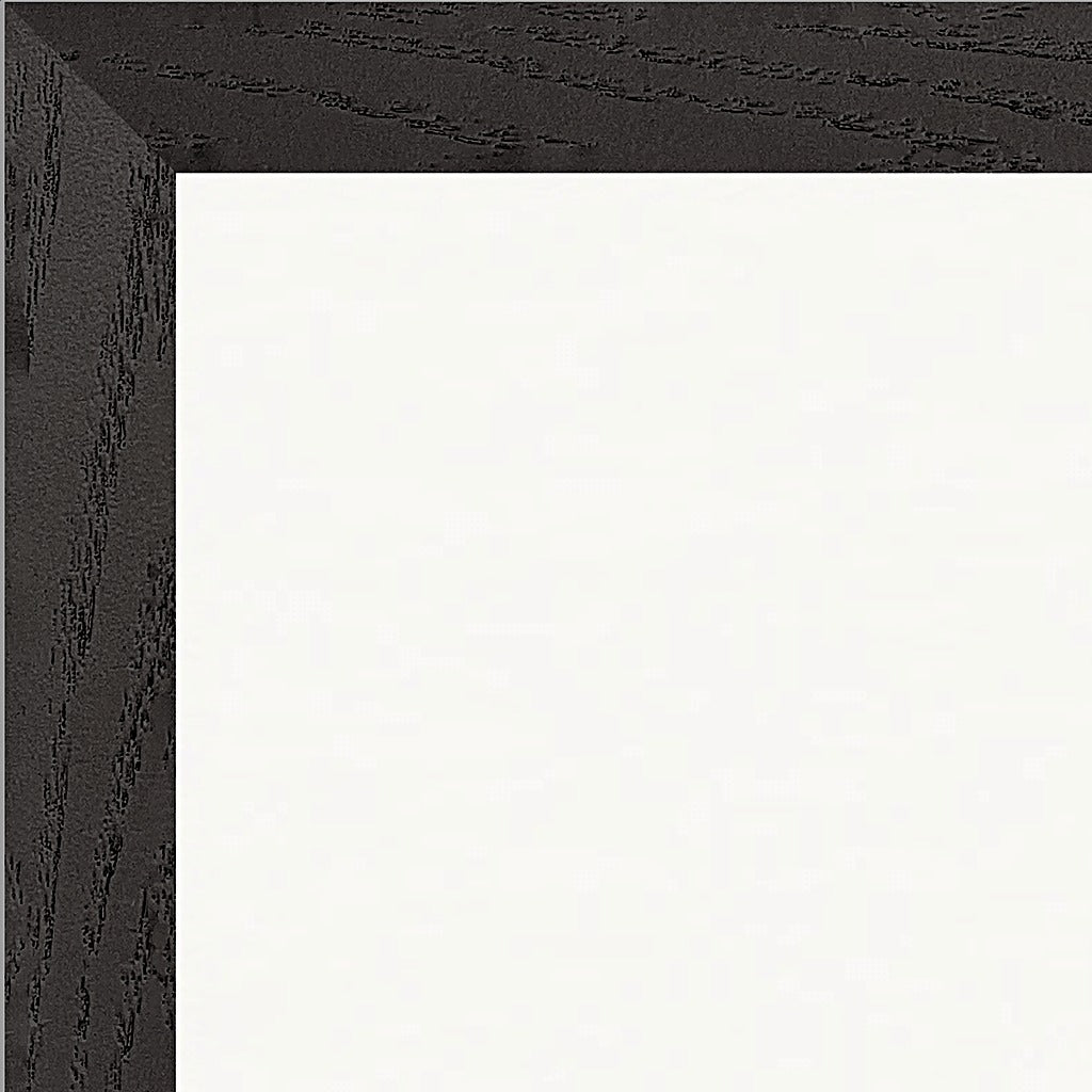 Synch'd Hands Framed print 50x70 cm / 20x28″ Black frame corner detail